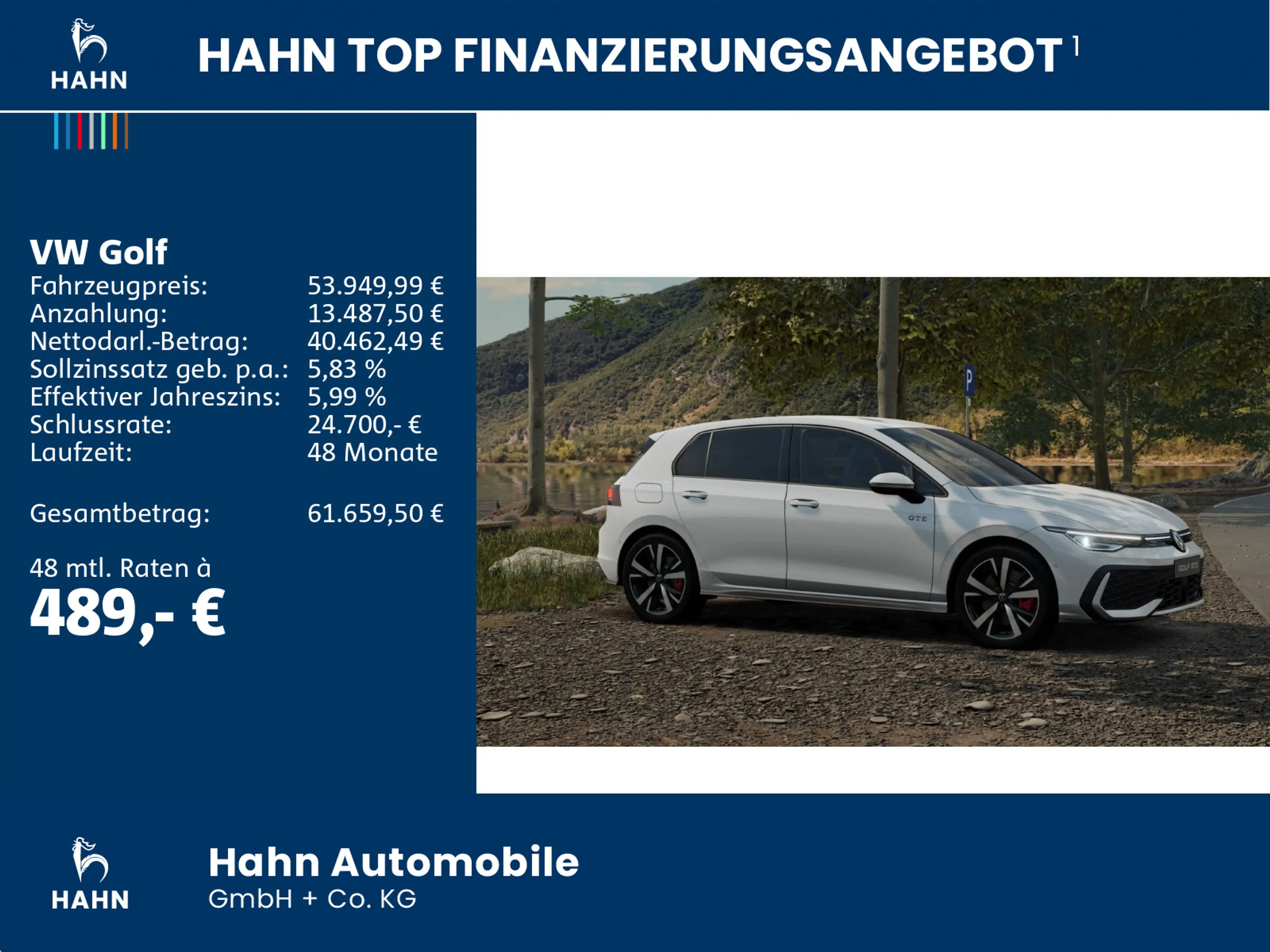 Volkswagen Golf GTE GTE 1,5 l eHybrid 177 PS AHK Light Ass. — photo 2