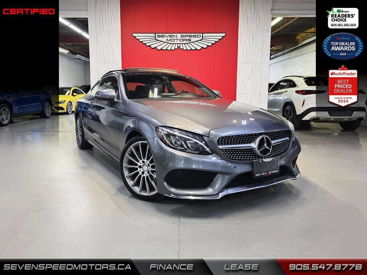 2017 Mercedes-Benz C-Class Coupe/CleanCarfax/Certified/Finance