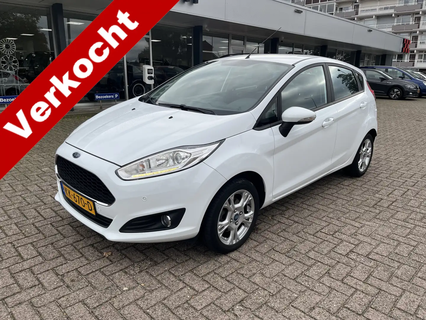 Ford Fiesta 1.0 Style Ultimate Airco Cruise lmv Navi Nap Blanc - 1