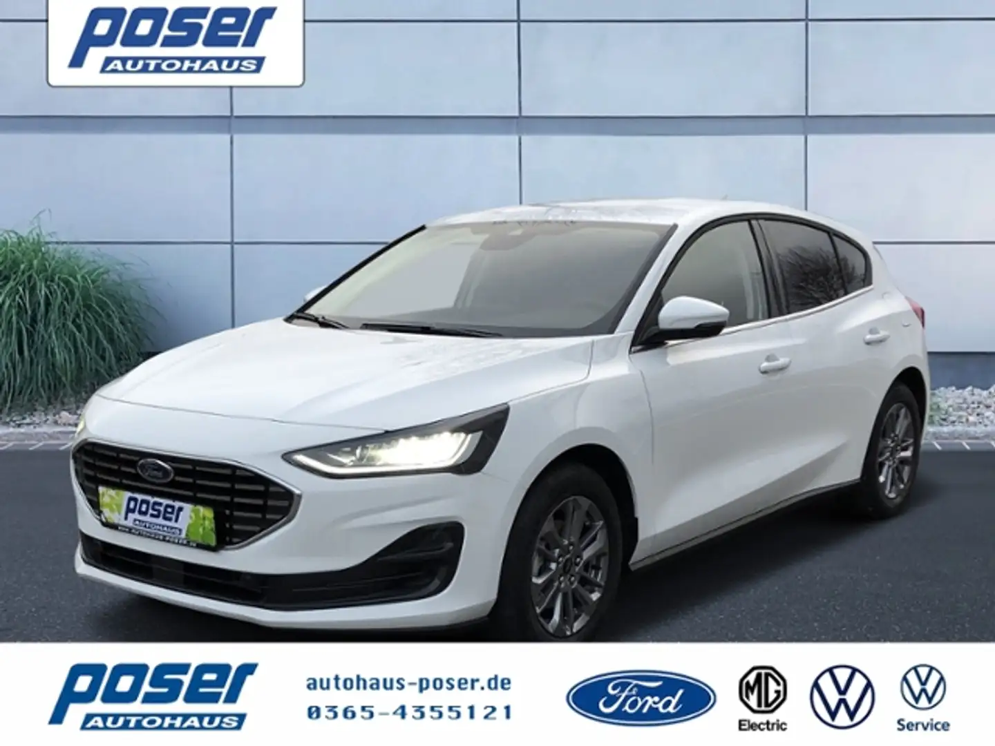 Ford Focus Titanium Style 1.0 EcoBoost MHEV Weiß - 1