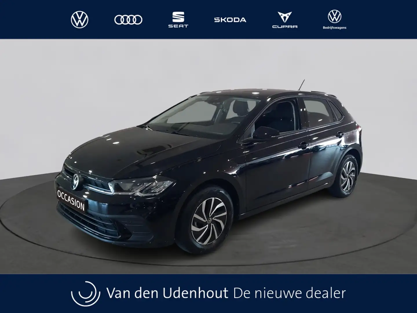 Volkswagen Polo 1.0 TSI 96pk Life | App Connect | inklapbare spieg Noir - 1