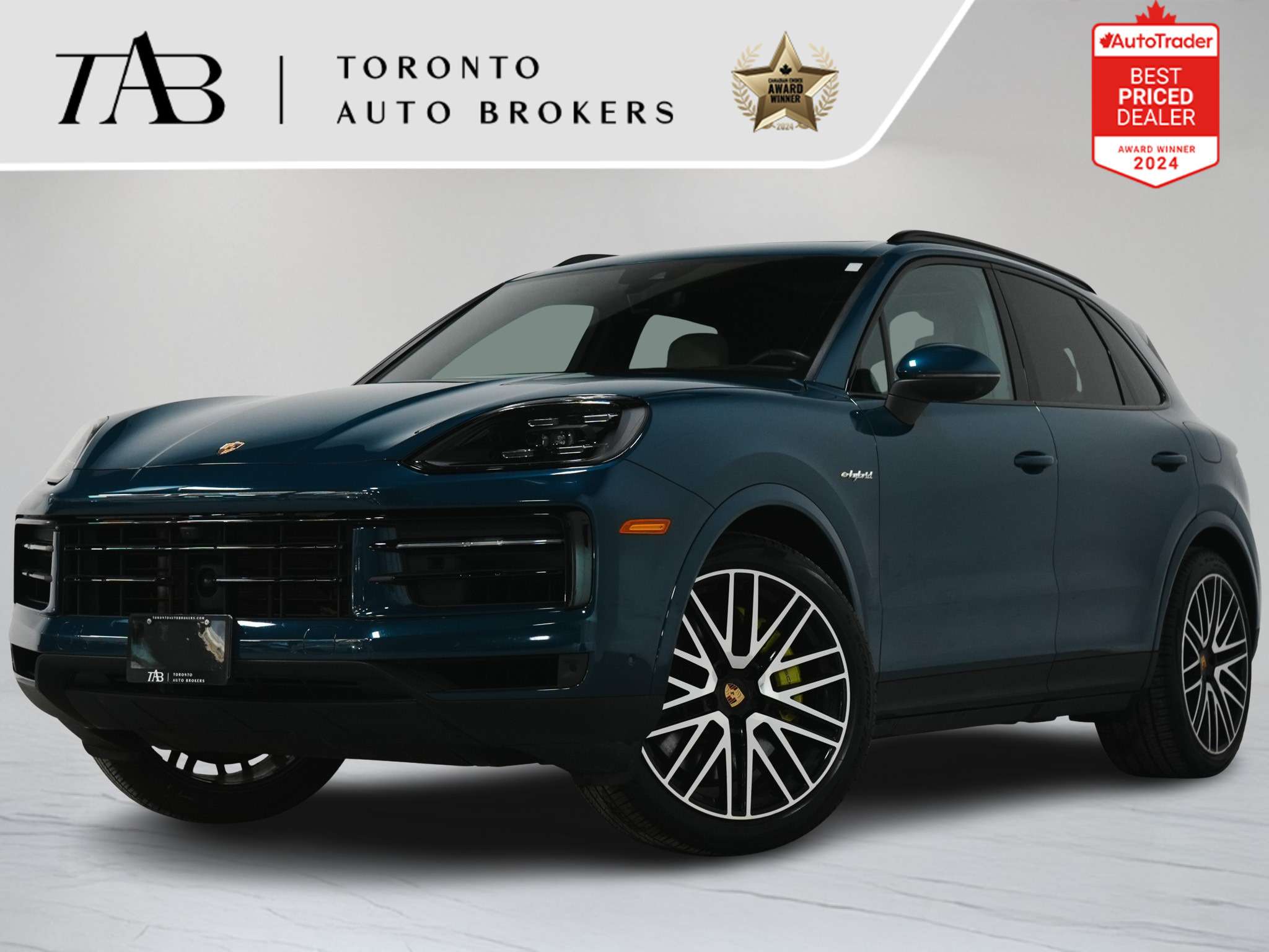 Blue 2024 Porsche Cayenne SUV / Crossover All-Wheel Drive Automatic
