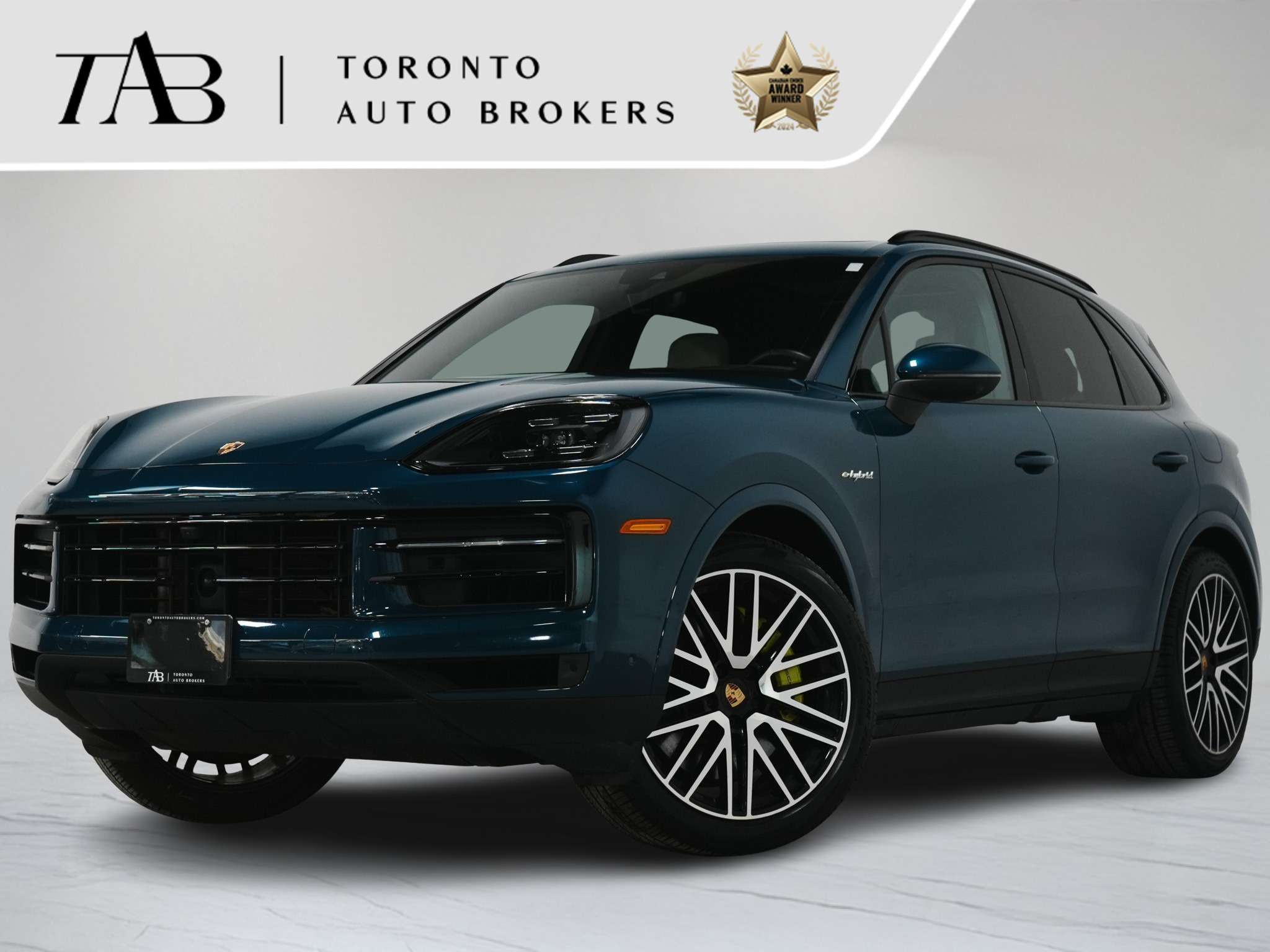Blue 2024 Porsche Cayenne SUV / Crossover All-Wheel Drive Automatic