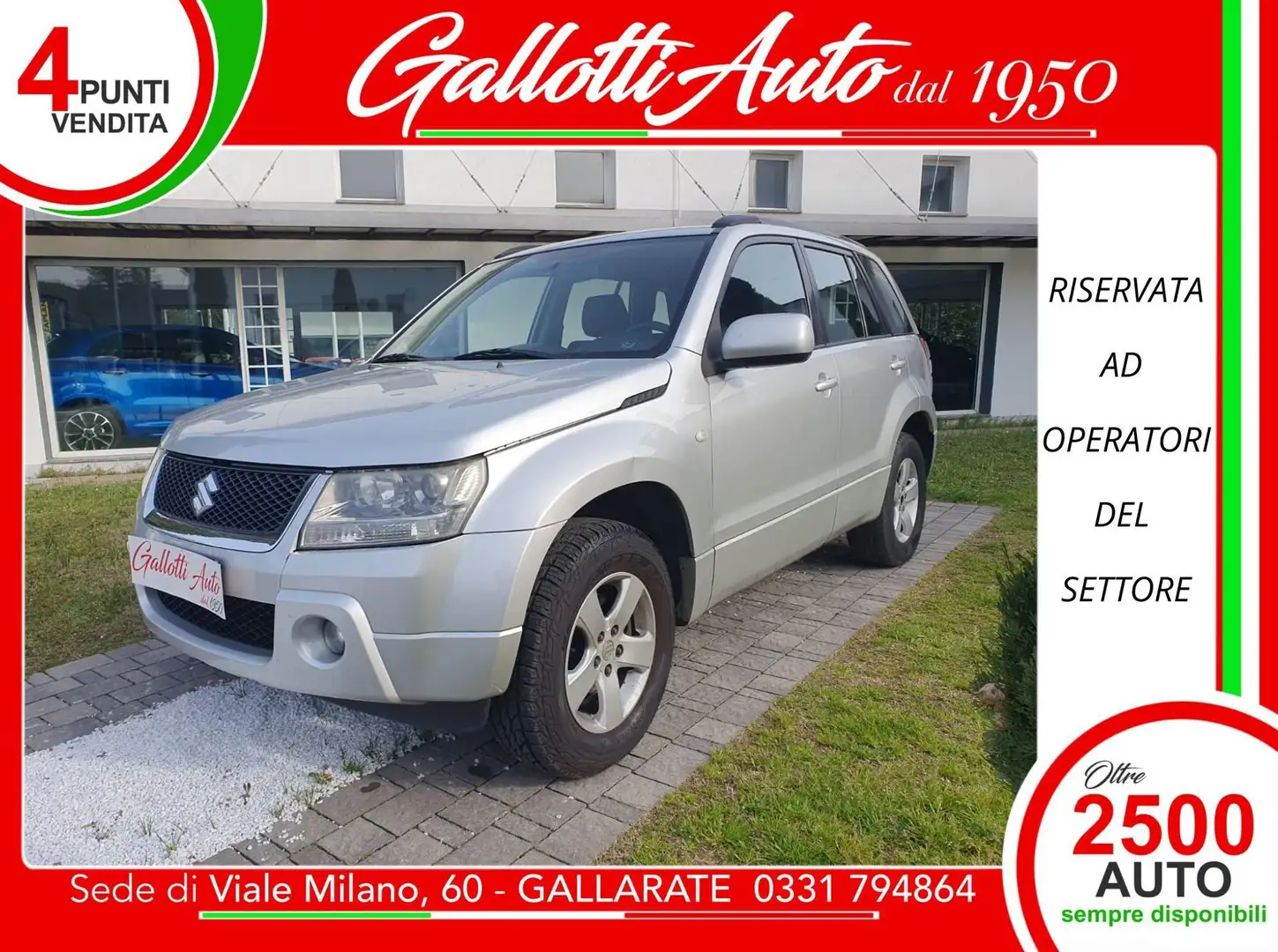 Suzuki Grand Vitara 1.9 DDiS 5 porte Argento - 1