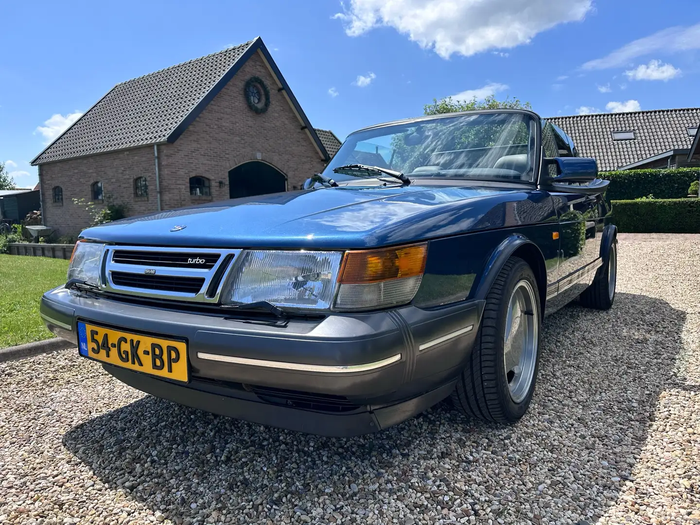 Saab 900 Turbo 16 Cabrio Mavi - 1