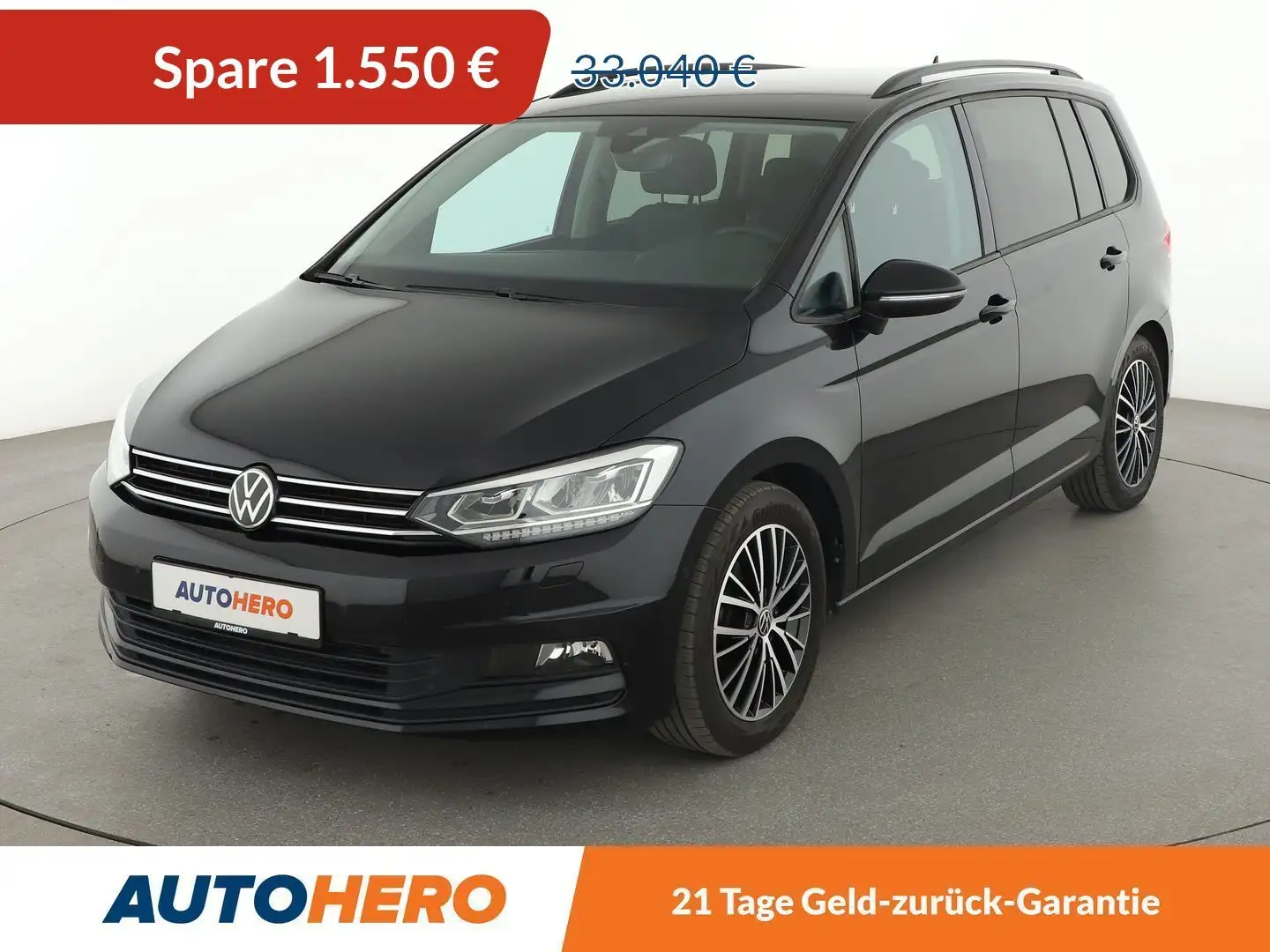 Volkswagen Touran 1.5 TSI ACT Comfortline BM Aut. *NAVI*VC*LED*ACC* Negru - 1