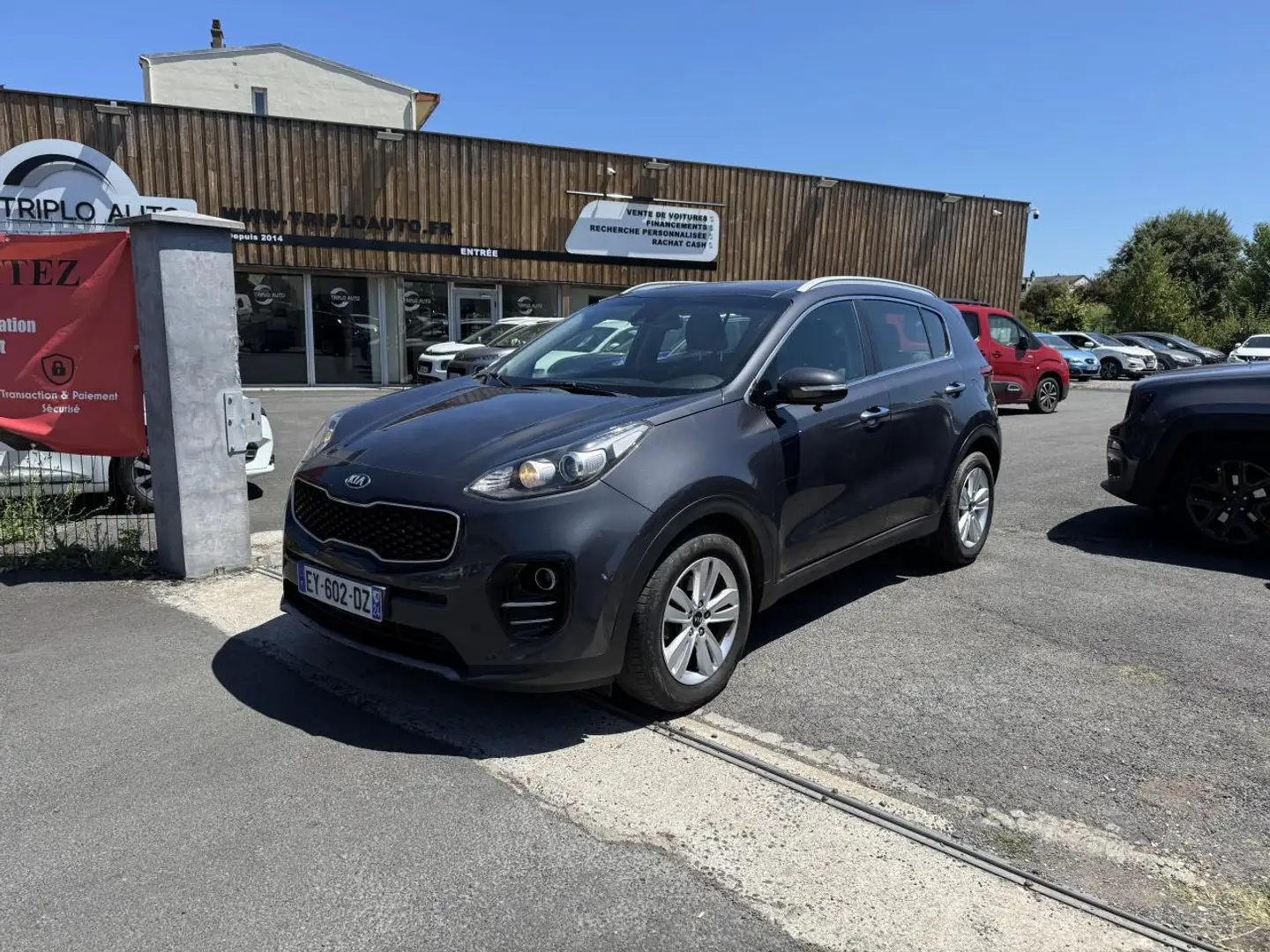 Kia Sportage 1.7 CRDI - 141 Bva S\u0026S Active Gps + Camera AR Gris - 1