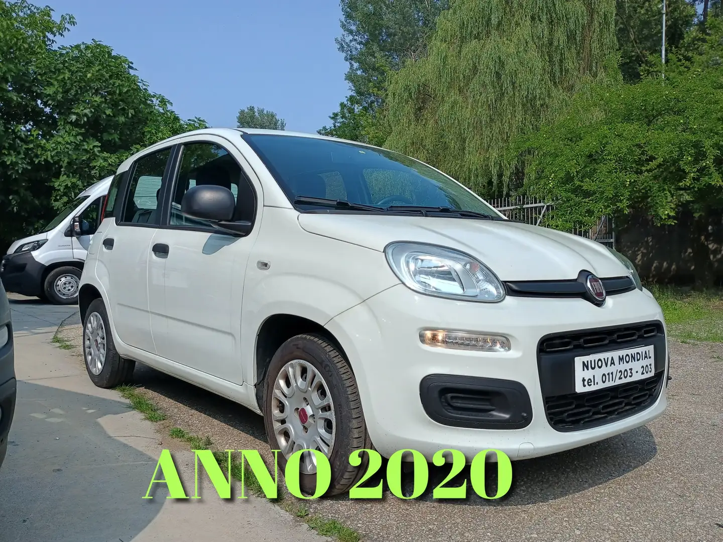 Fiat Panda 1.2 BENZINA KM.  CERTIFICATI Bianco - 2