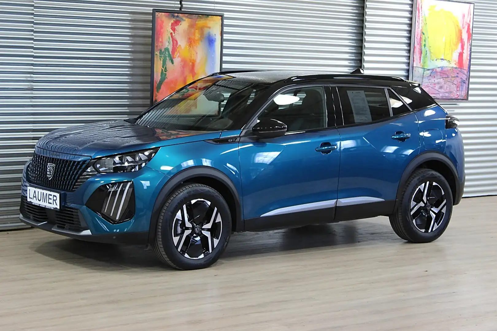 Peugeot 2008 Hybrid 136 e-DCS6 GT Blau - 1