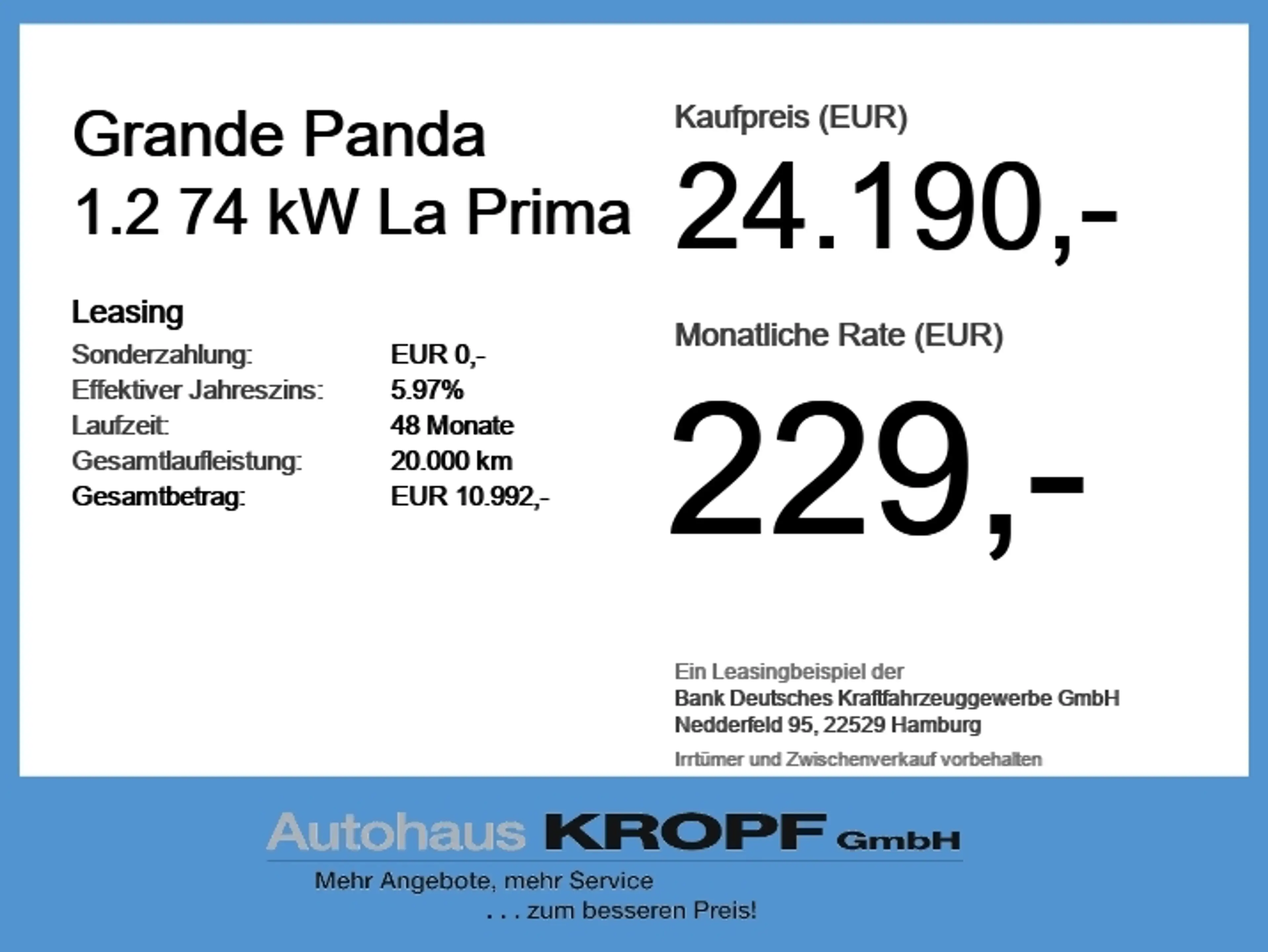Fiat Grande Panda 1.2 74 kW La Prima LED+Navi+SHZ+PDC — photo 6