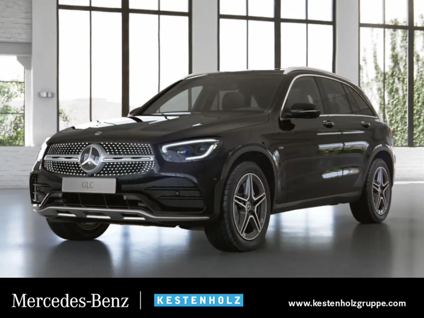 Mercedes-Benz GLC 300 de 4M AMG Multibeam HUD AHK Kamera 9G Temp Schwarz - 1