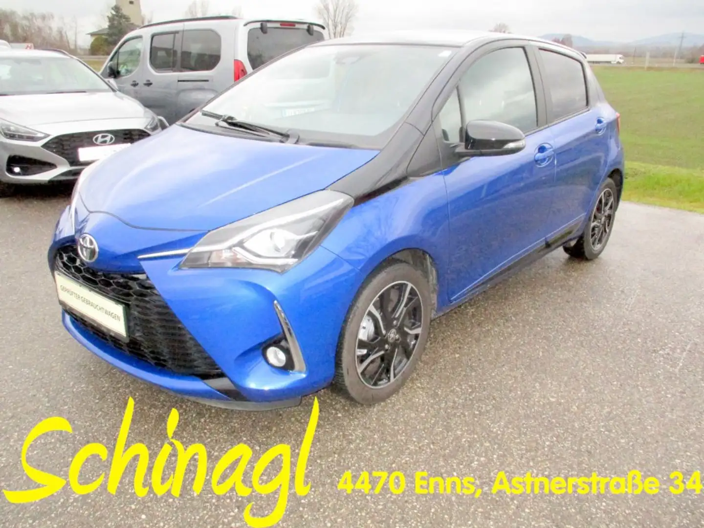 Toyota Yaris 1,5 5-tg Style 18 + Senso Smart Schwarz - 1