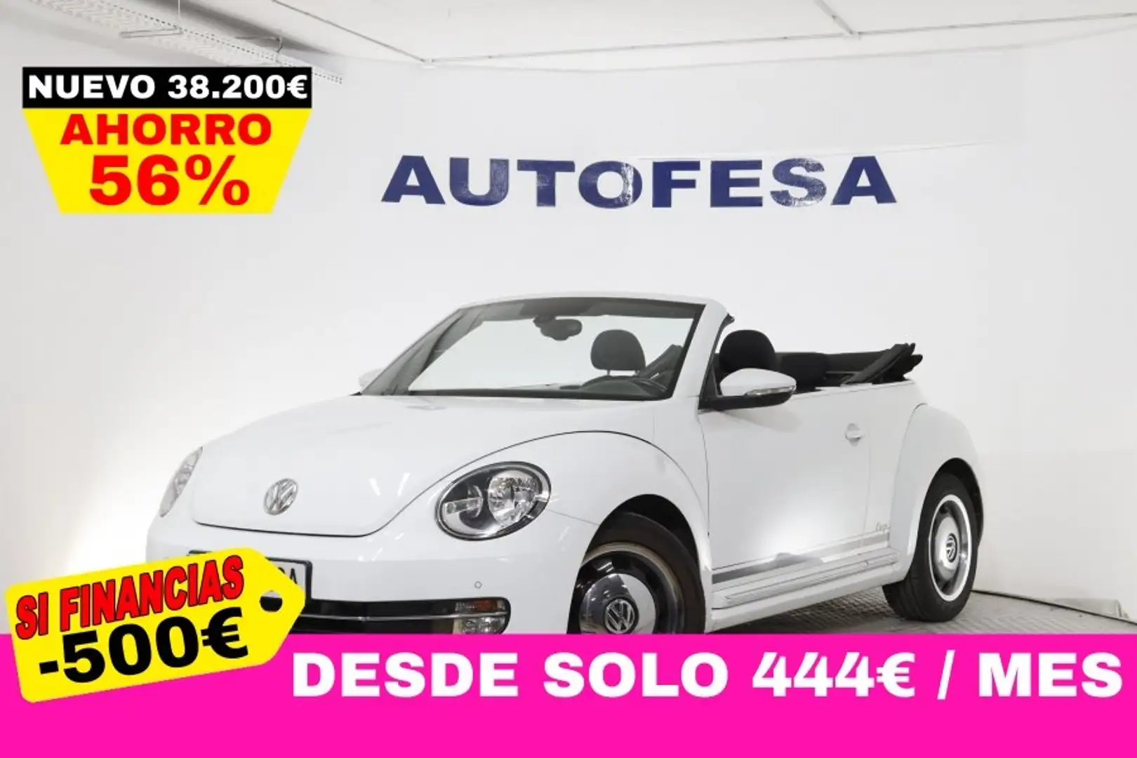 Volkswagen Beetle NEW CABRIO 1.4 TSI Cup 160cv 2P # PARKTRONIC Blanco - 1
