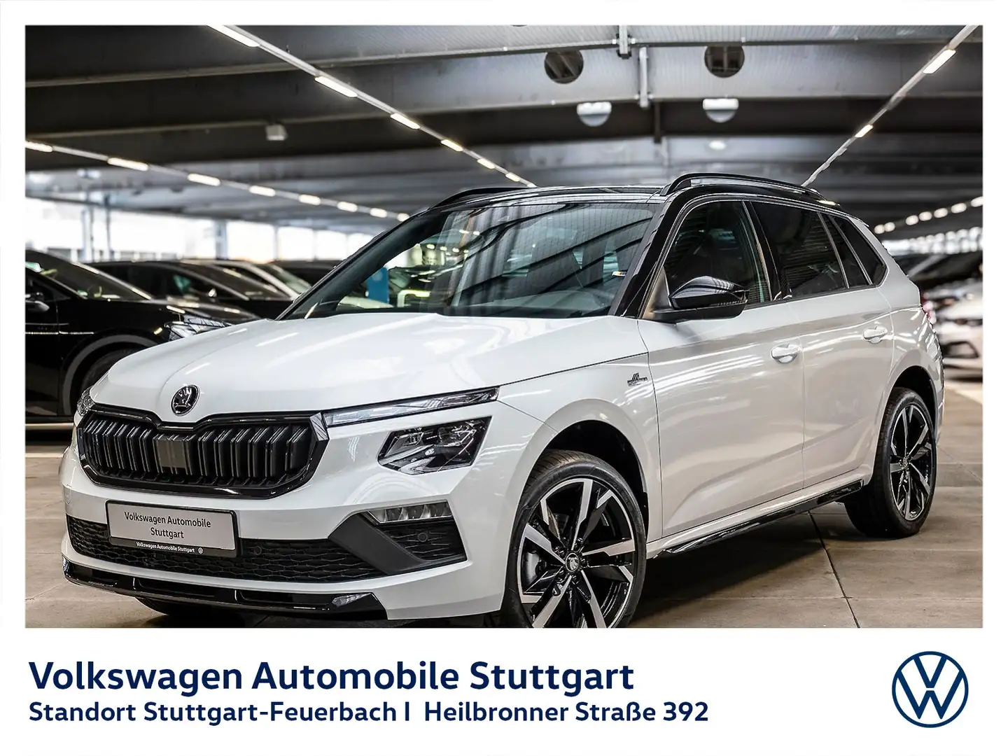 Skoda Kamiq Monte Carlo 1.5 TSI DSG Navi AHK P-Dach Weiß - 2