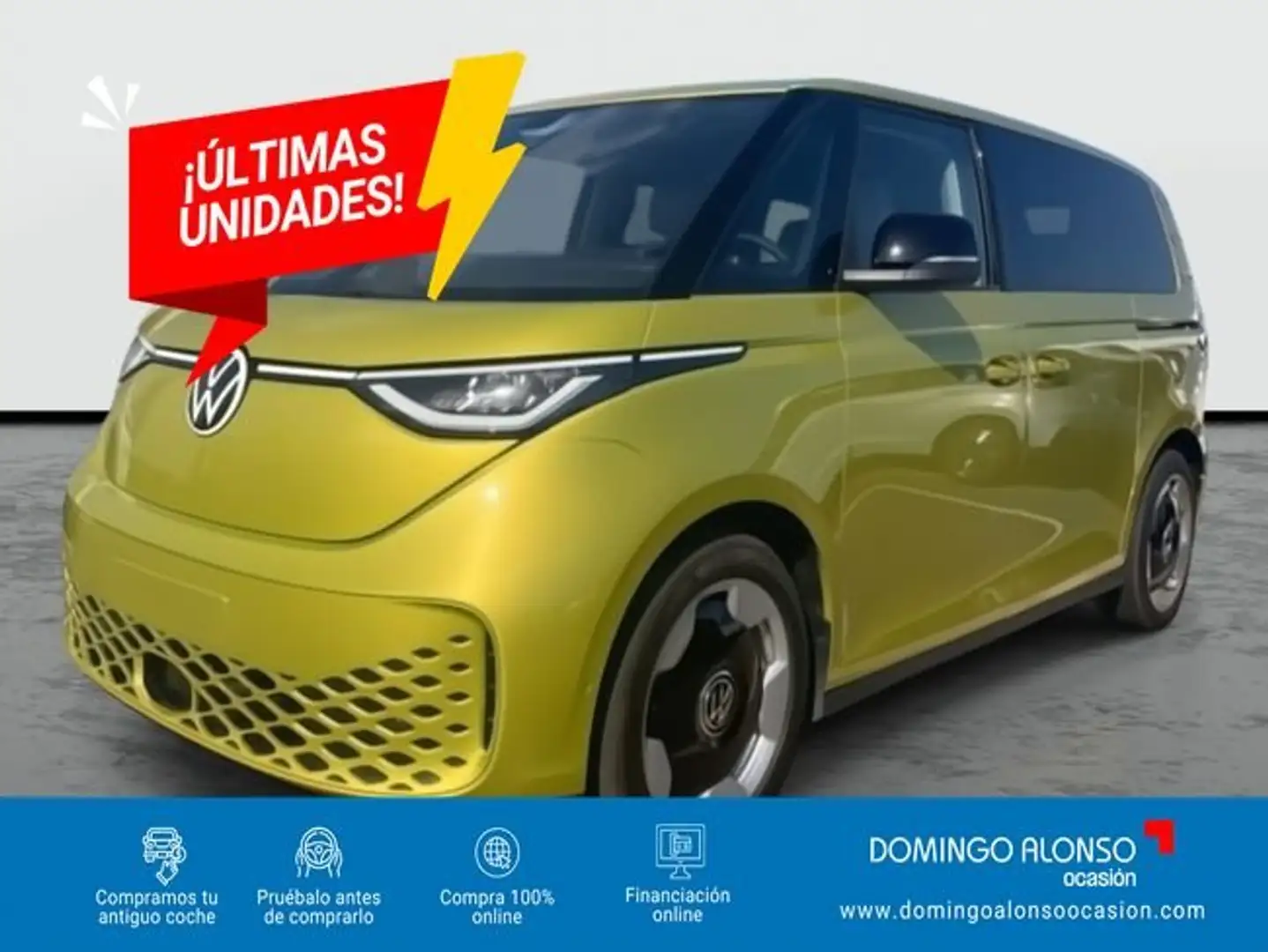 Volkswagen ID. Buzz Pro 210 kW (286 CV) Ch. Medio Amarillo - 1