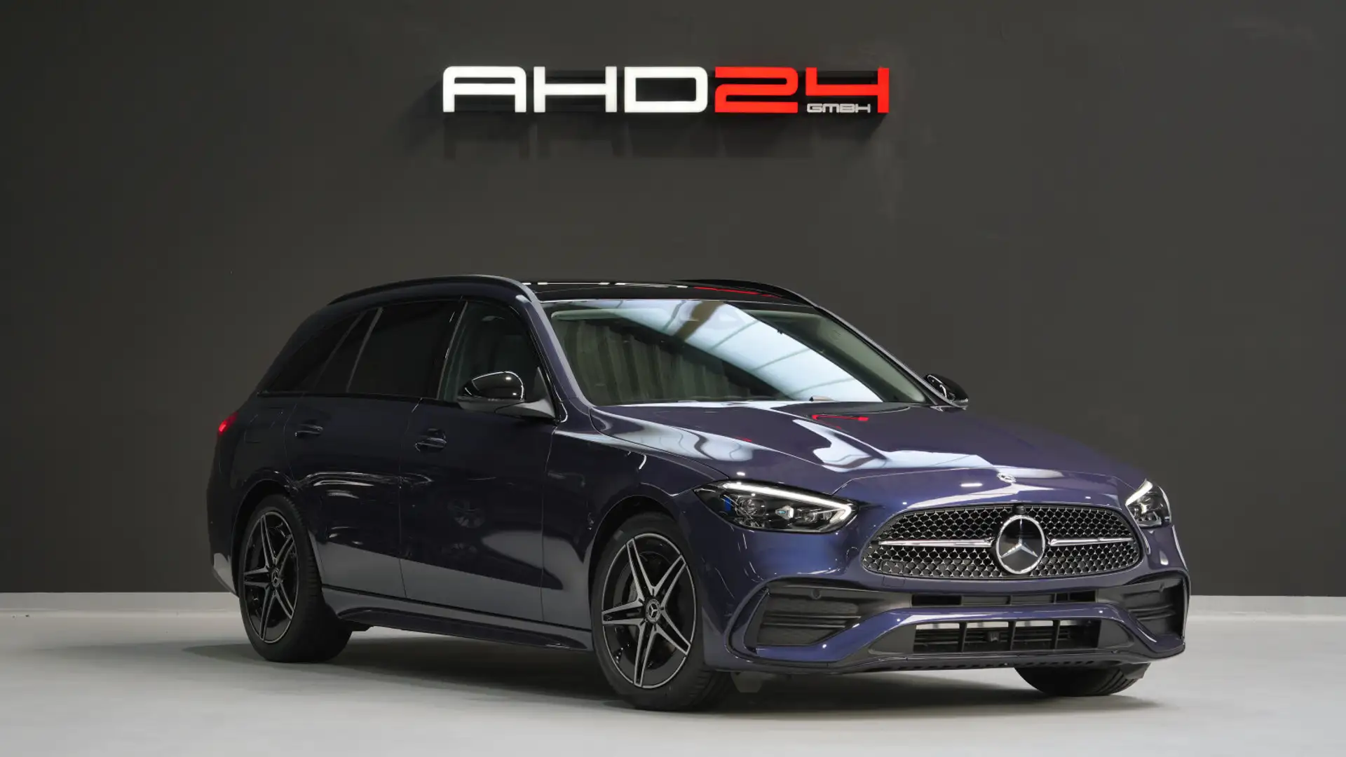 Mercedes-Benz C 200 C 200 4MATIC T-Modell * AMG * PANORAMA * AHK Blauw - 1