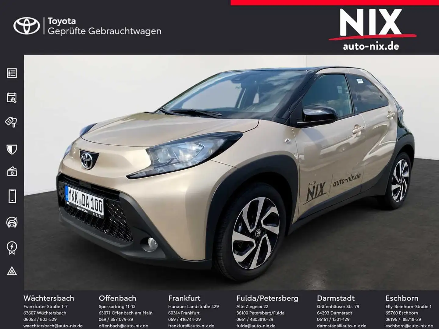 Toyota Aygo X 1.0 Team D SHZ KLIMA KAMERA BLUETOOTH Beige - 1