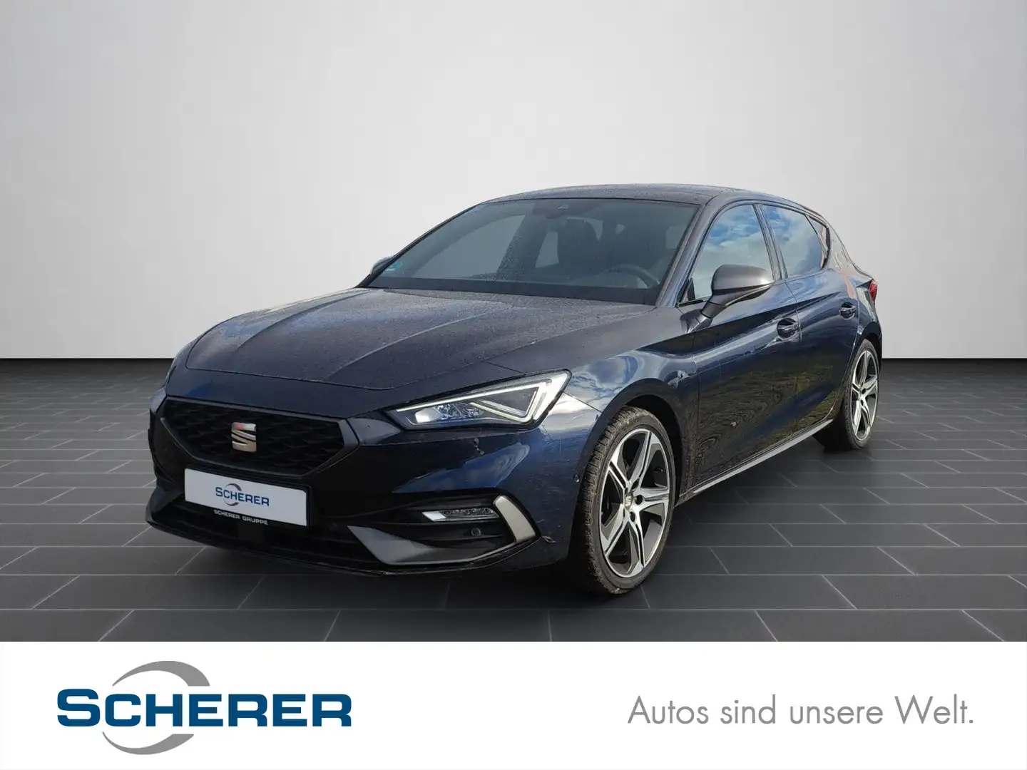 SEAT Leon 1.5 TSIe LED SCHIEBEDACH KAMERA NAVI KEYLES Blau - 1