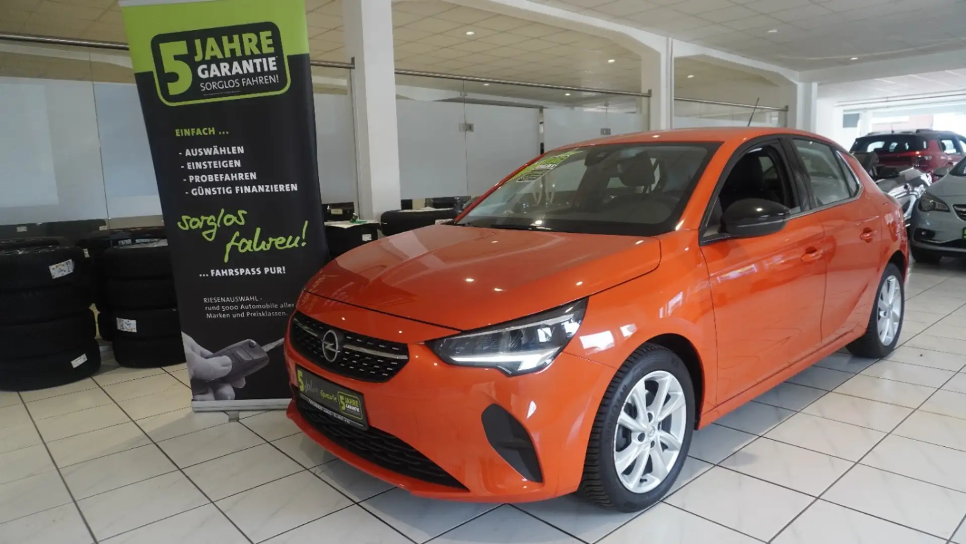 Opel Corsa F 1.2T Navi,Tempomat,ParkP Orange - 2