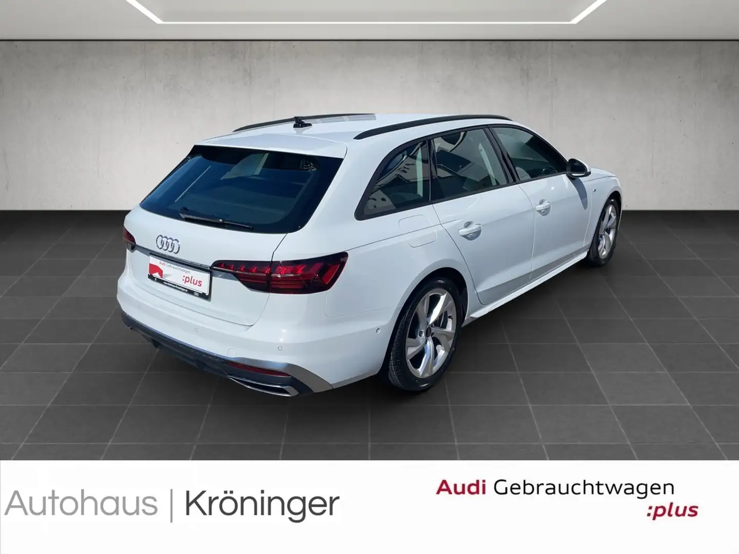 Audi A4 Avant 35 TFSI S line Stronic Matrix-LED Navi Blanc - 2