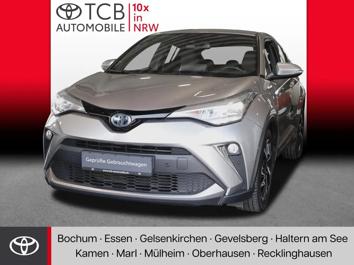 Toyota C-HR 1.8 HYBRID TEAM D SHZ/PDC/LED/KAMERA Argento - 1
