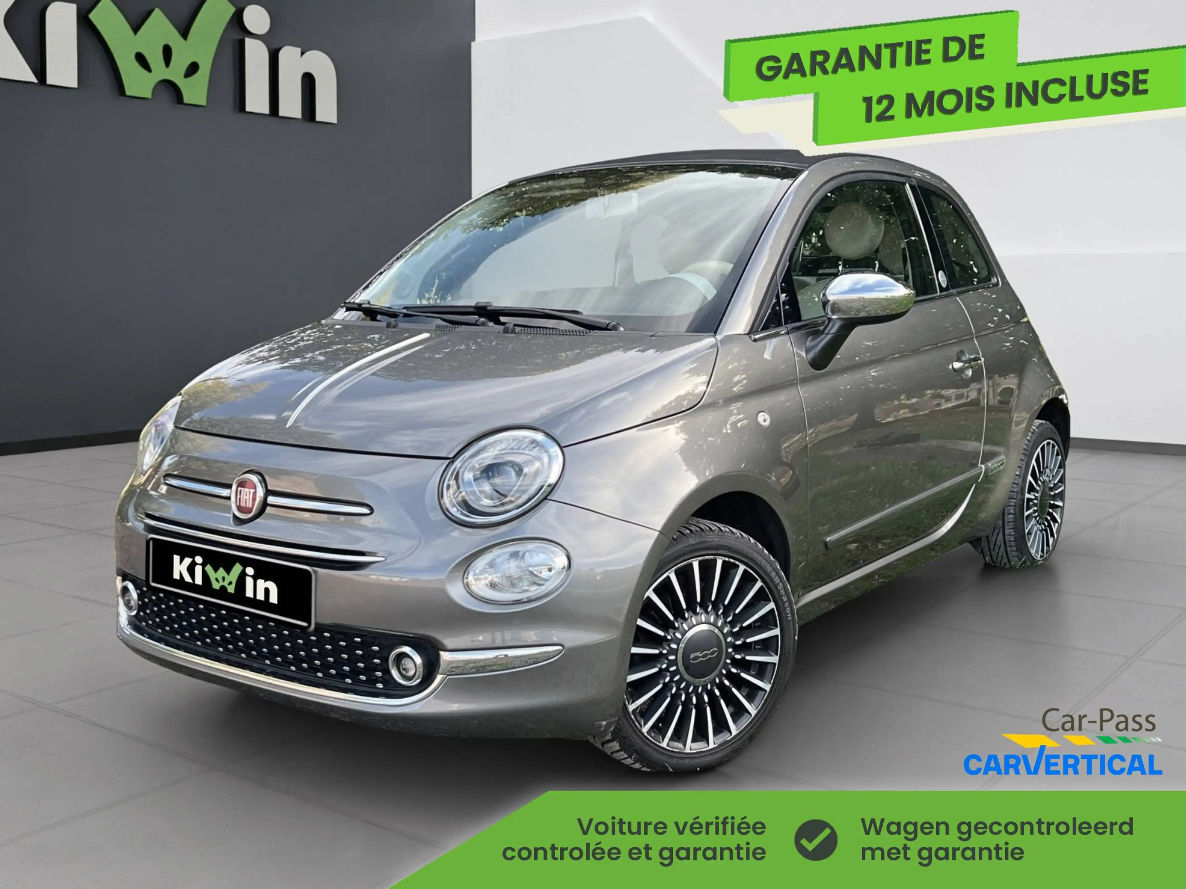 Fiat 500C 1.2i Mirror (EU6d) Clim - Cruise control