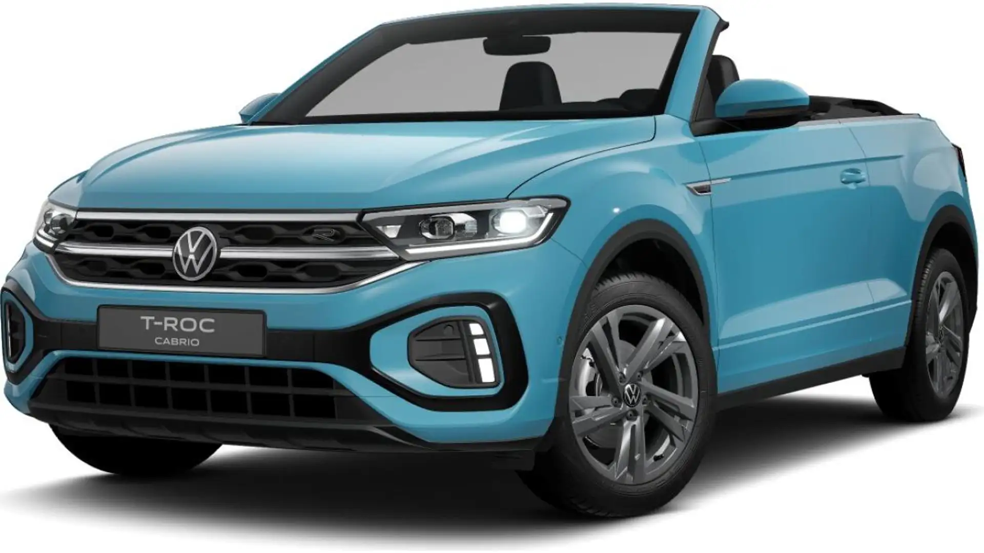 Volkswagen T-Roc Cabrio, R-Line - Privatkunden Sonderleasing Blau - 1