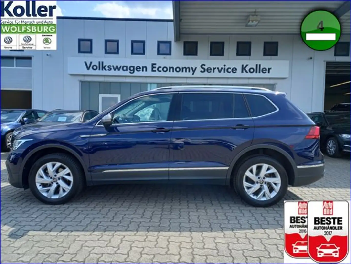 Volkswagen Tiguan Allspace 2.0 TDI DSG Navi Kamera ACC GJR Blau - 1