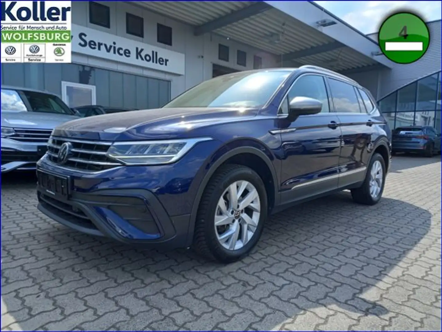 Volkswagen Tiguan Allspace 2.0 TDI DSG Navi Kamera ACC GJR Blau - 2