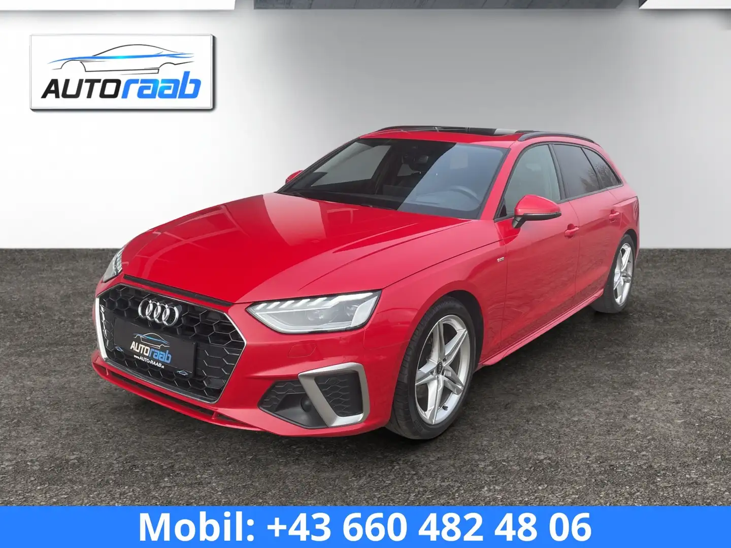 Audi A4 35 TDI S-tronic S-line *DIGITAL*PANO*MATRIX*RFK* Rot - 1