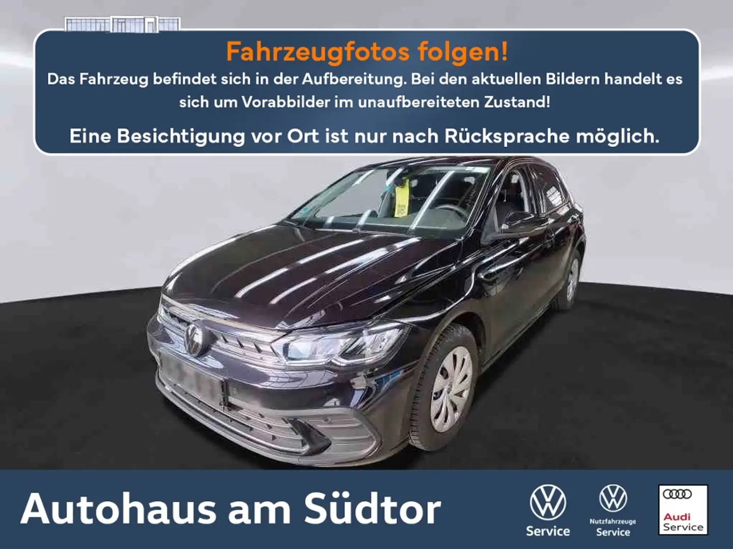 Volkswagen Polo Life 1.0 TSI | LED RFK ACC Navi App Schwarz - 1