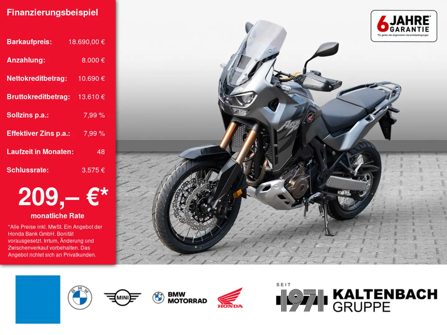 Honda CRF 1100 L Africa Twin Adventure Sports Tempo Šedá - 1