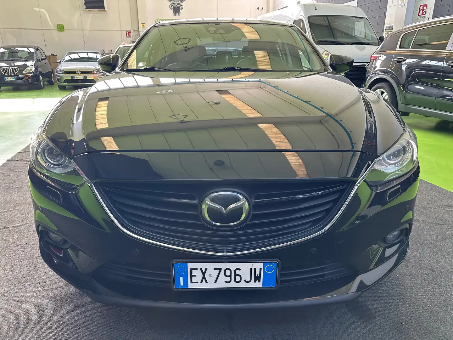 Mazda 6 Berlina 2.2 Exceed 175cv autom-Navi-pelle Nero - 2