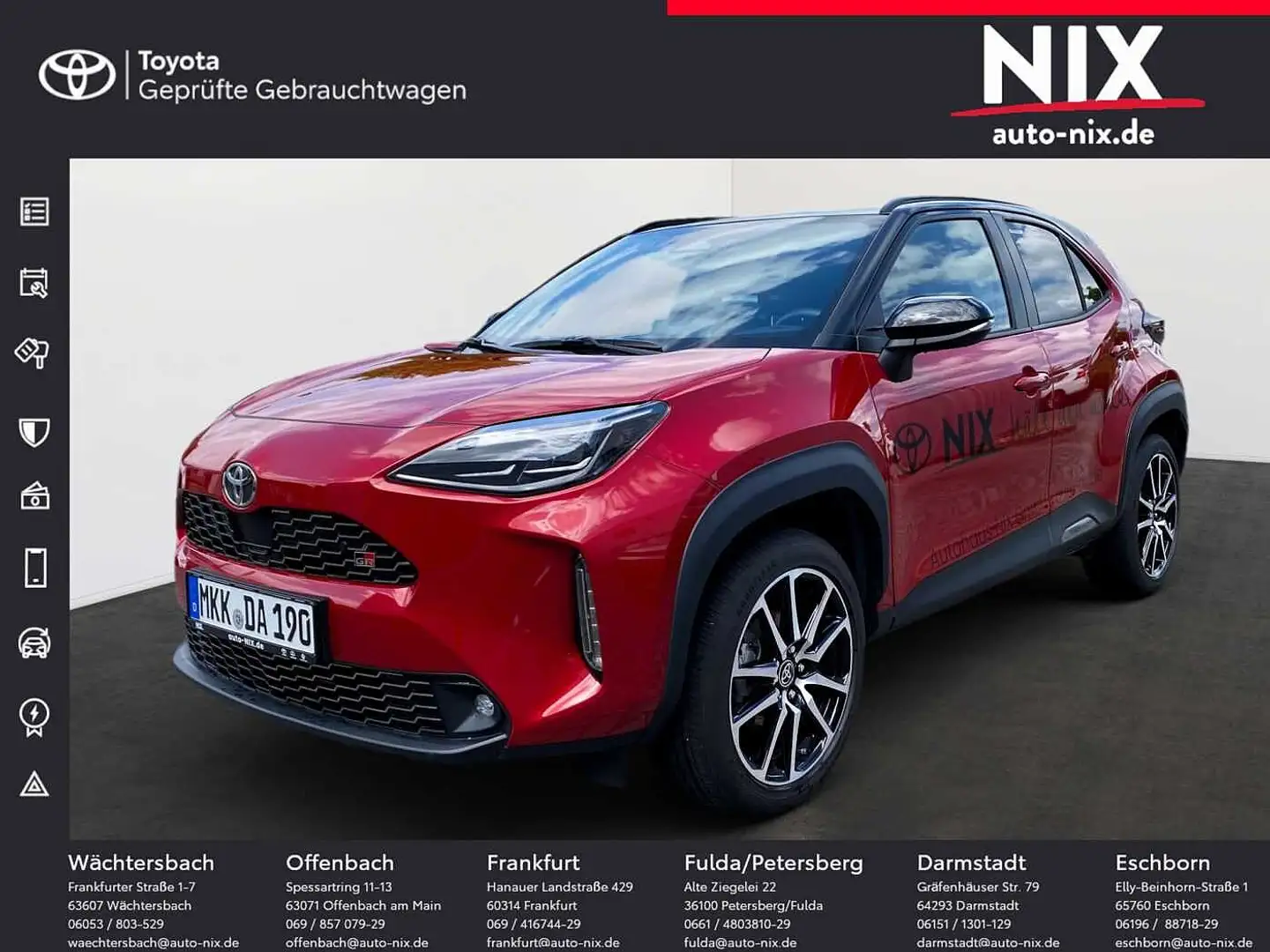 Toyota Yaris Cross 1.5 Hybrid GR Sport FWD SHZ KLIMA Rot - 1