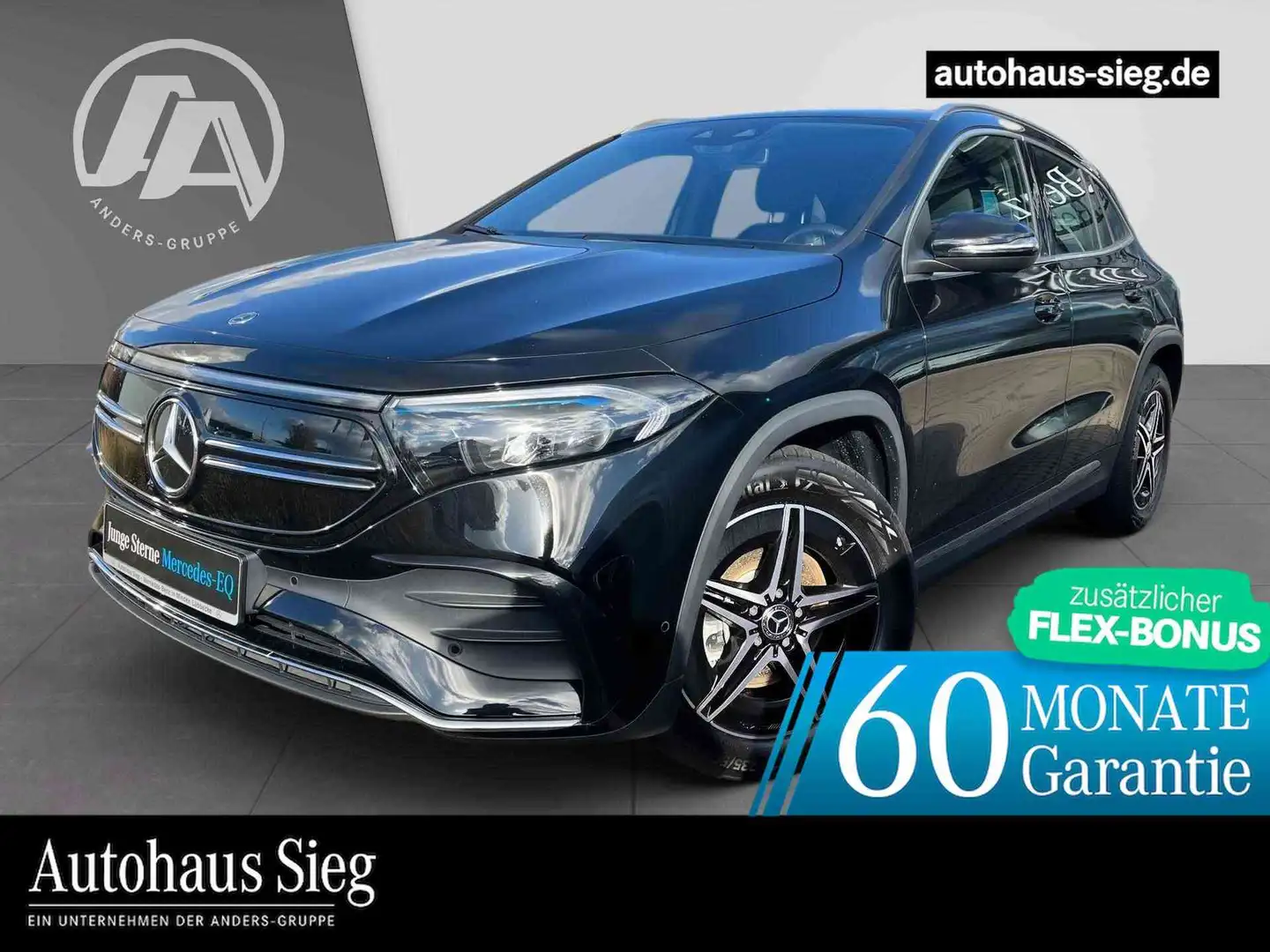 Mercedes-Benz EQA 300 4M AMG+MBUX+LED+Kamera+SHZ+PDC+AHK+EASY Noir - 1
