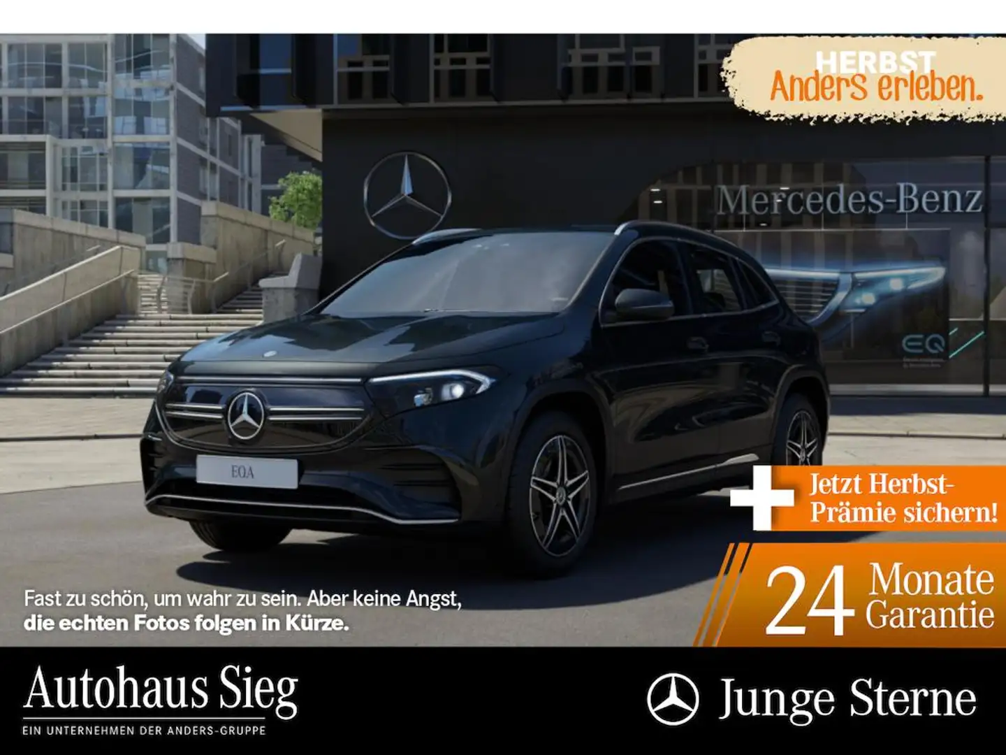 Mercedes-Benz EQA 300 4M AMG+MBUX+LED+Kamera+SHZ+PDC+AHK+EASY Schwarz - 1