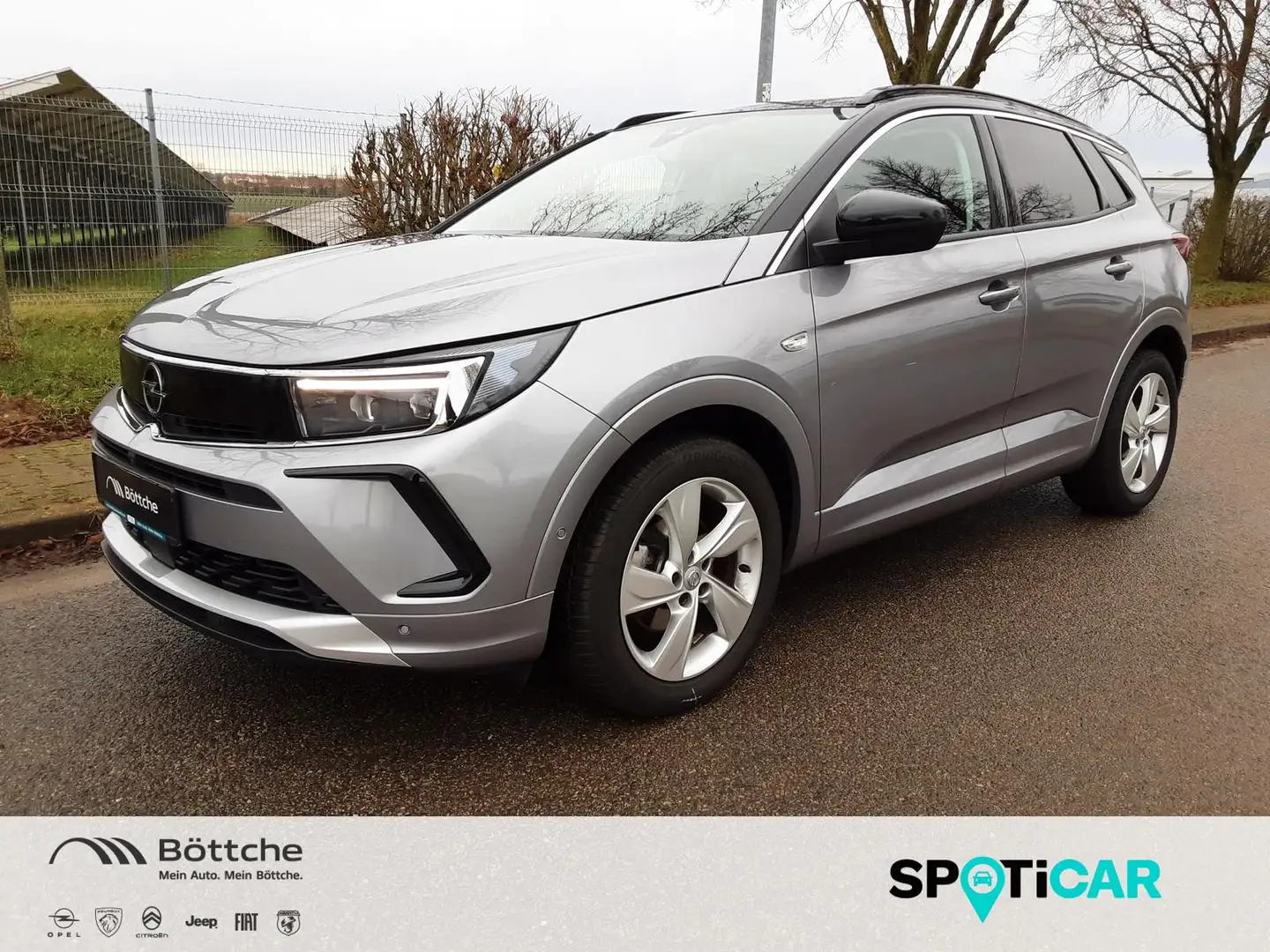 Opel Grandland 1.5 Elegance LED/Navi/AHK/360°Kamera Grau - 1