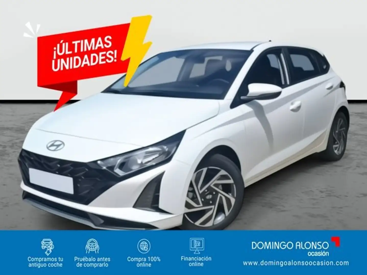Hyundai i20 FL 1.0 T-GDi 73,5 kW (100 CV) MT6 2WD Smart MY25 Blanco - 1