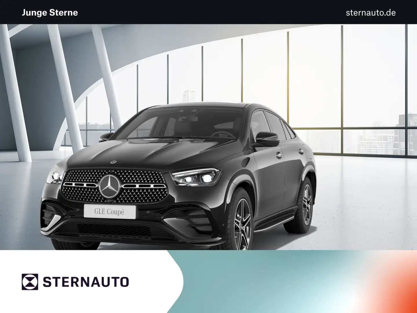Mercedes-Benz GLE 350 GLE 350 de 4M Coupé AMG Pano Airm HUD Burm AHK++ Schwarz - 1