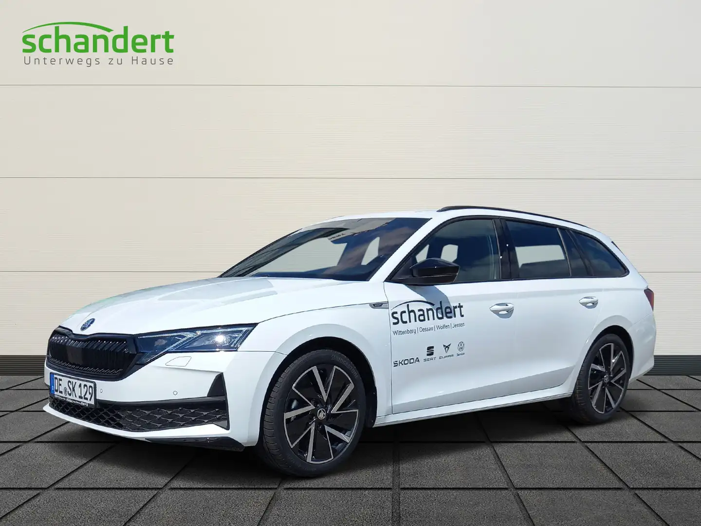 Skoda Octavia Combi 2.0 TDI Sportline DSG/MATRIX/ACC/NAVI Weiß - 1