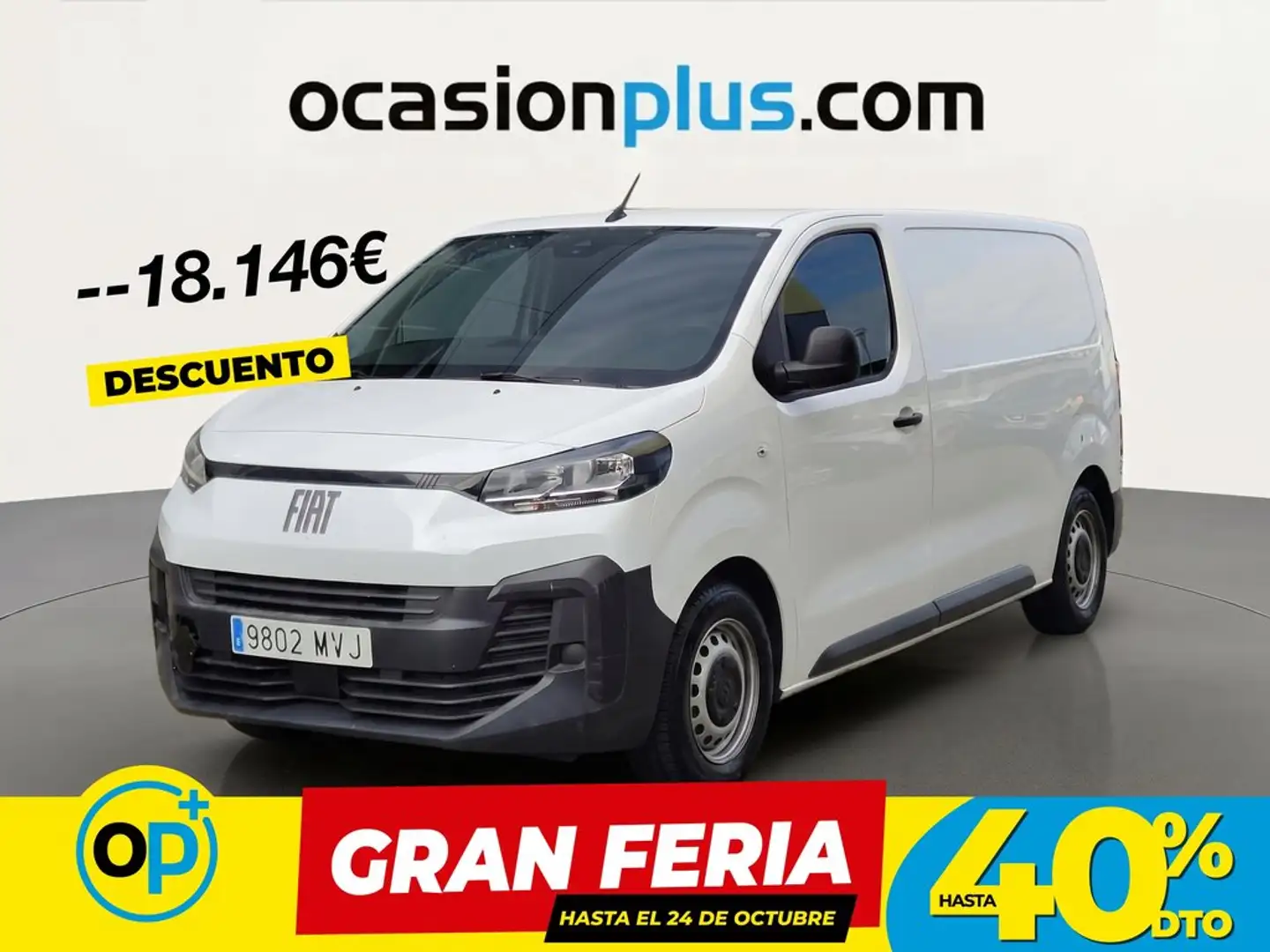 Fiat Scudo Furgón 1.5BlueHDI S&S L2 H1 88KW Blanco - 1