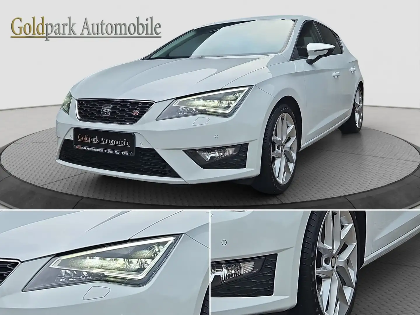 SEAT Leon FR 1.4 TSI/AHK/SHZ/PDC/NAVI7VOLL-LED Weiß - 1