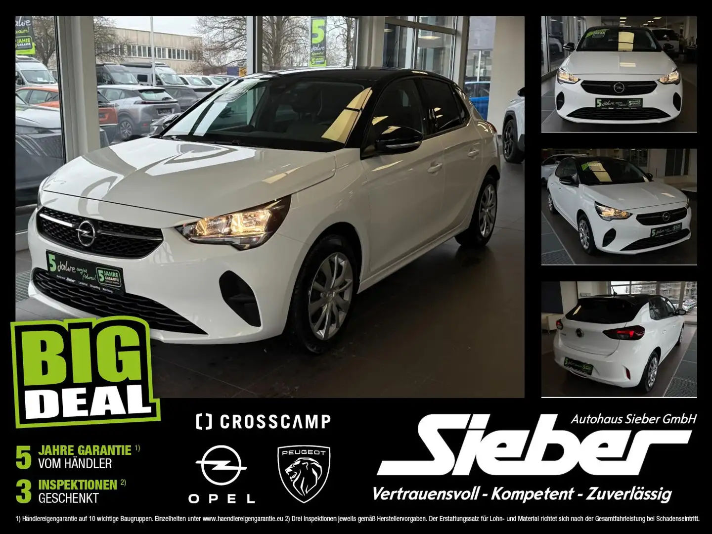 Opel Corsa-e F Edition Tempomat*Regensensor*DAB Blanc - 1