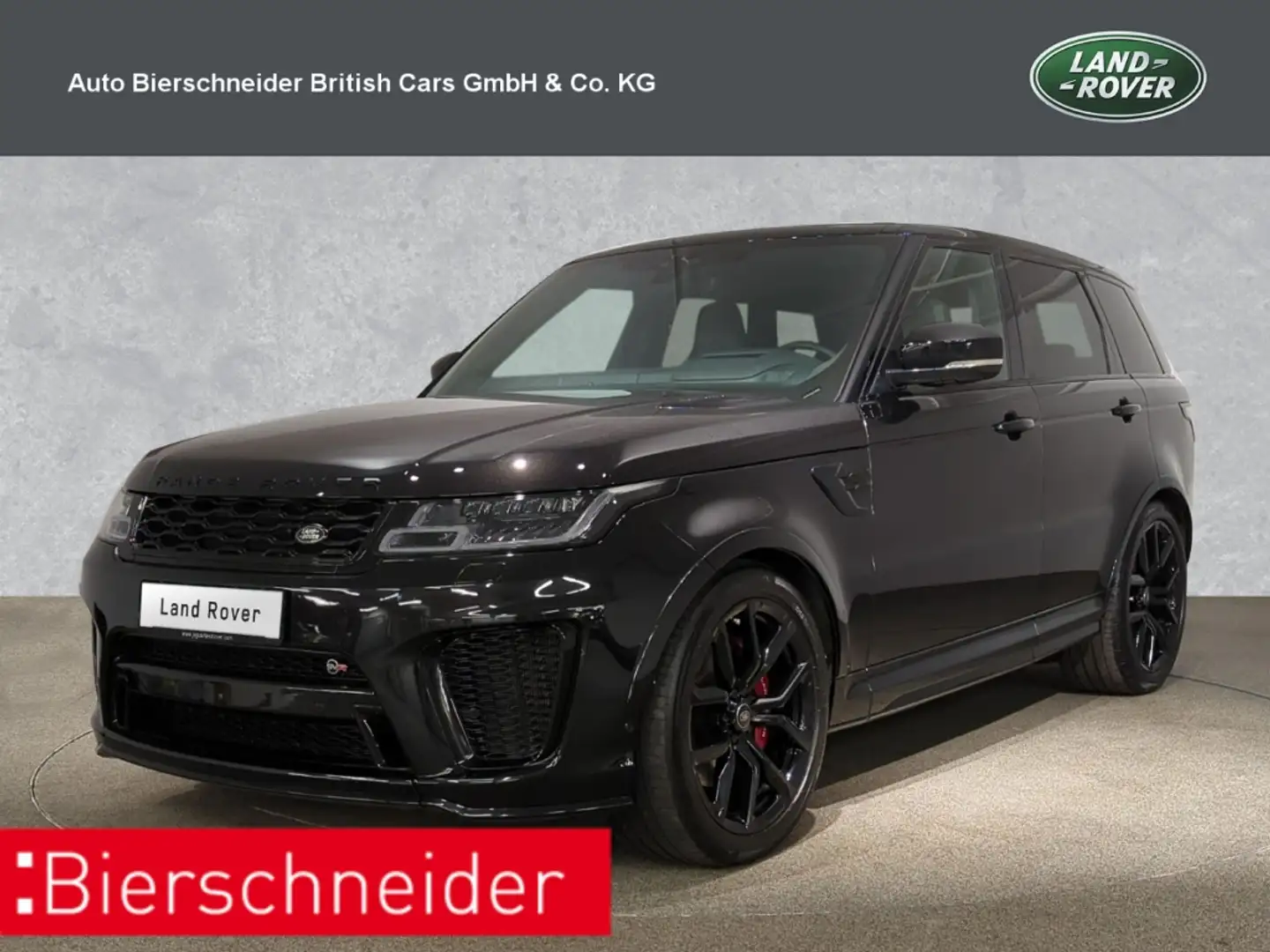 Land Rover Range Rover Sport P575 SVR VOLLAUSSTATTUNG AHK STANDHEIZUNG 22 Ab 79 Schwarz - 1