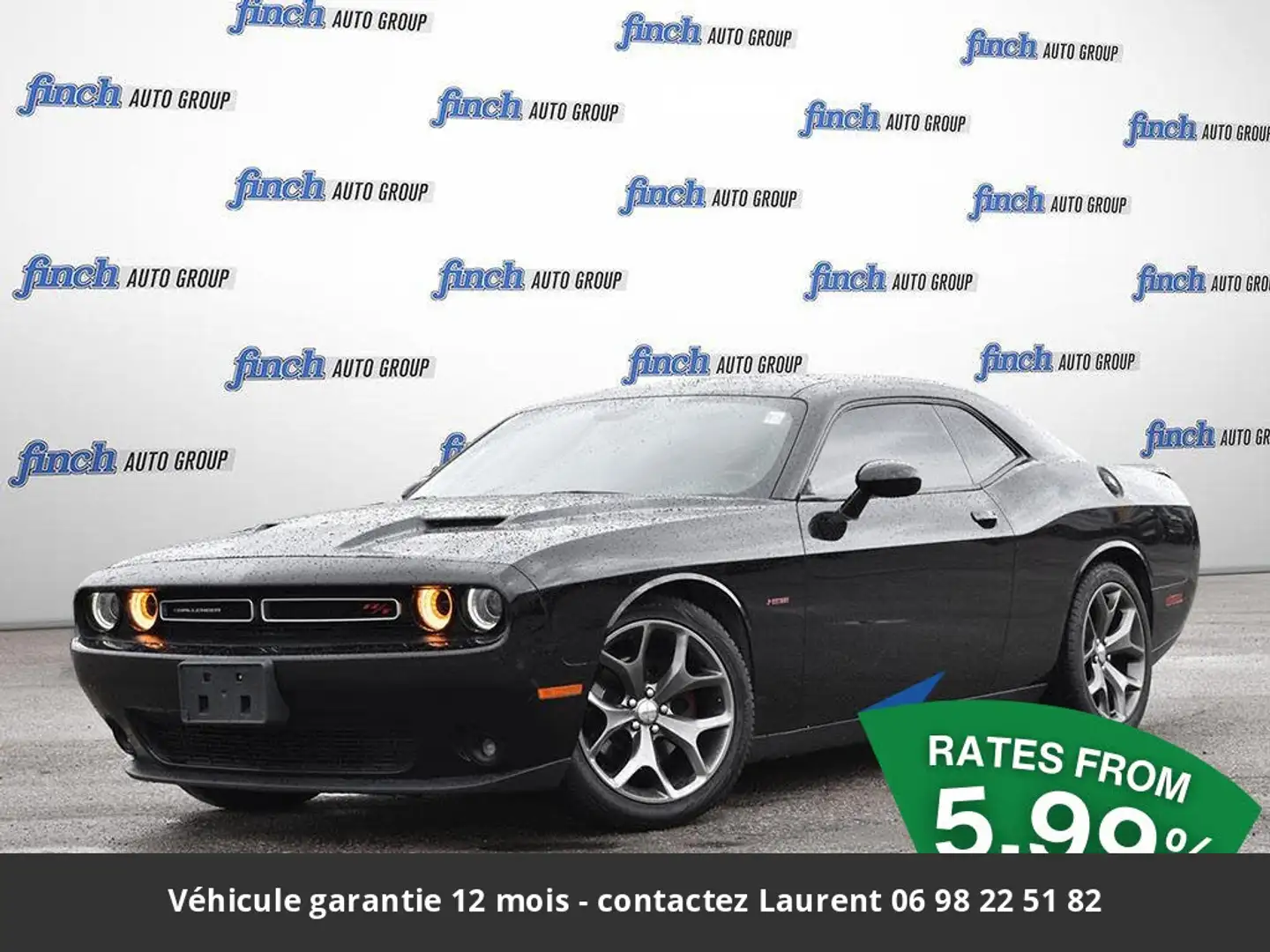 Dodge Challenger R/T 5.7L V8 Tout compris hors homologation 4500e Noir - 1