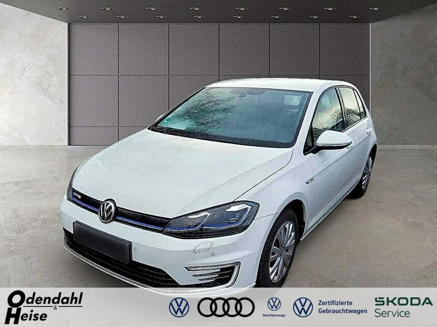 Volkswagen e-Golf - 100 kW 1-Gang-Automatik Comfortline Klima Navi Weiß - 1