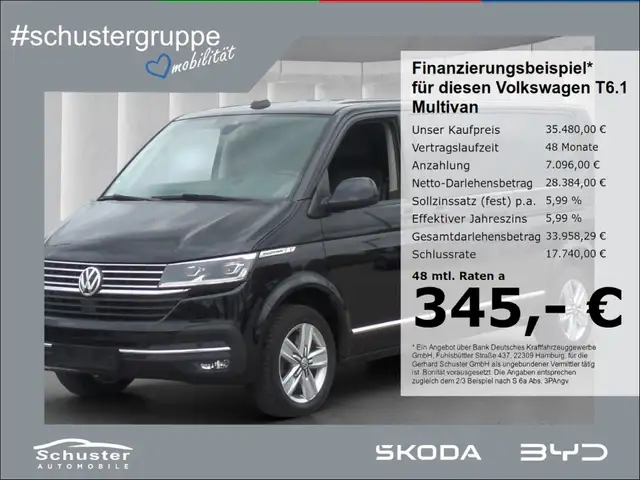 Volkswagen T6.1 Multivan Lang LR *StandHzg AHK Leder LED