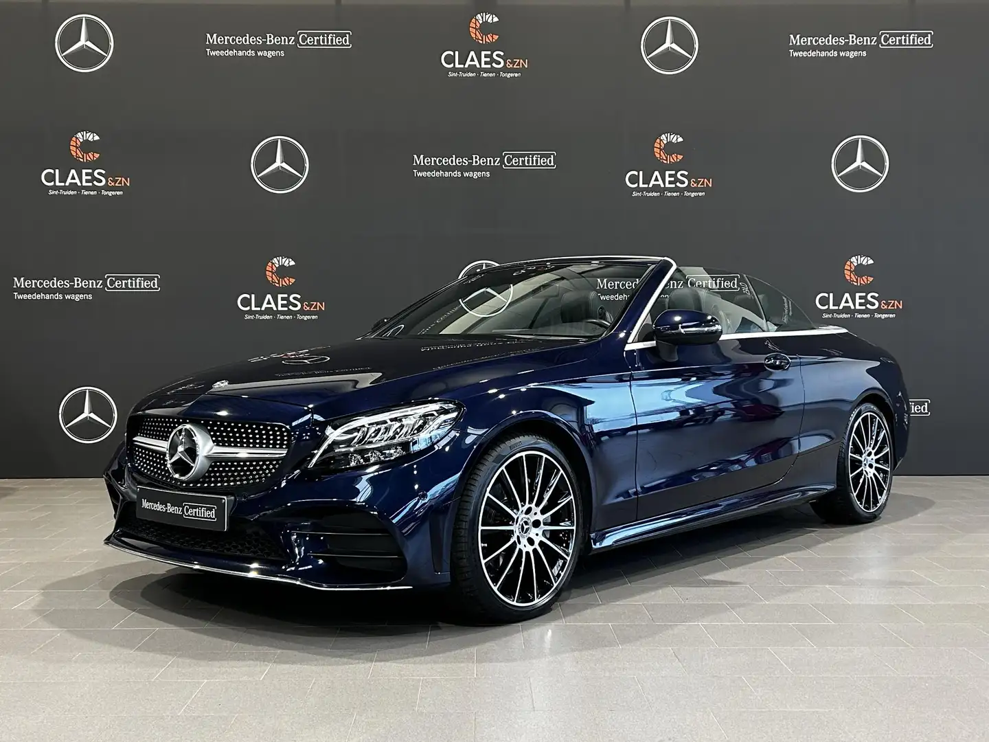 Mercedes-Benz C 200 Cabrio AMG Line DOS 8103 Bleu - 1