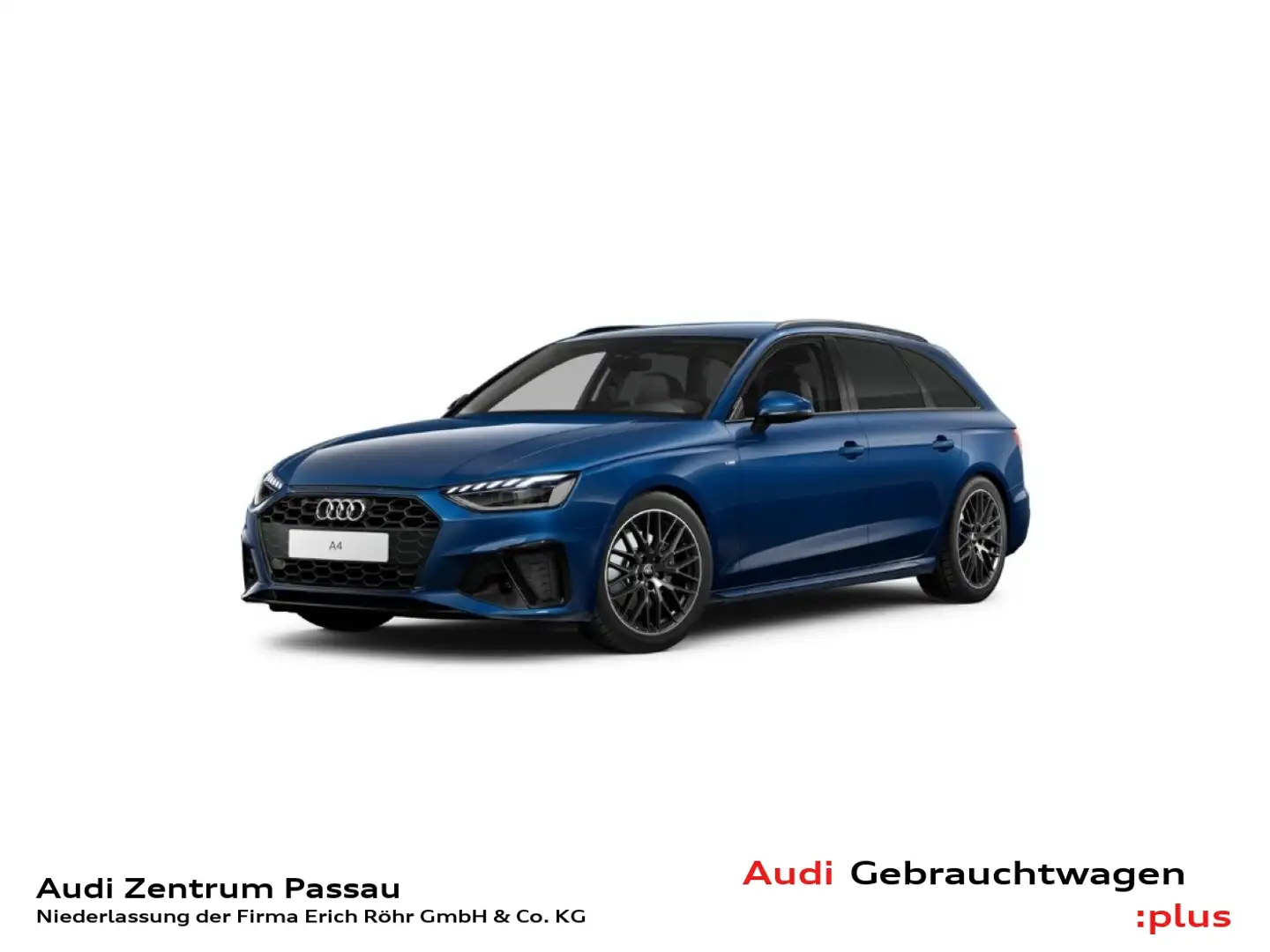 Audi A4 Avant S Line (AHK.NAVI.PDC PLUS.MATRIX LED.SHZ v+h Bleu - 1