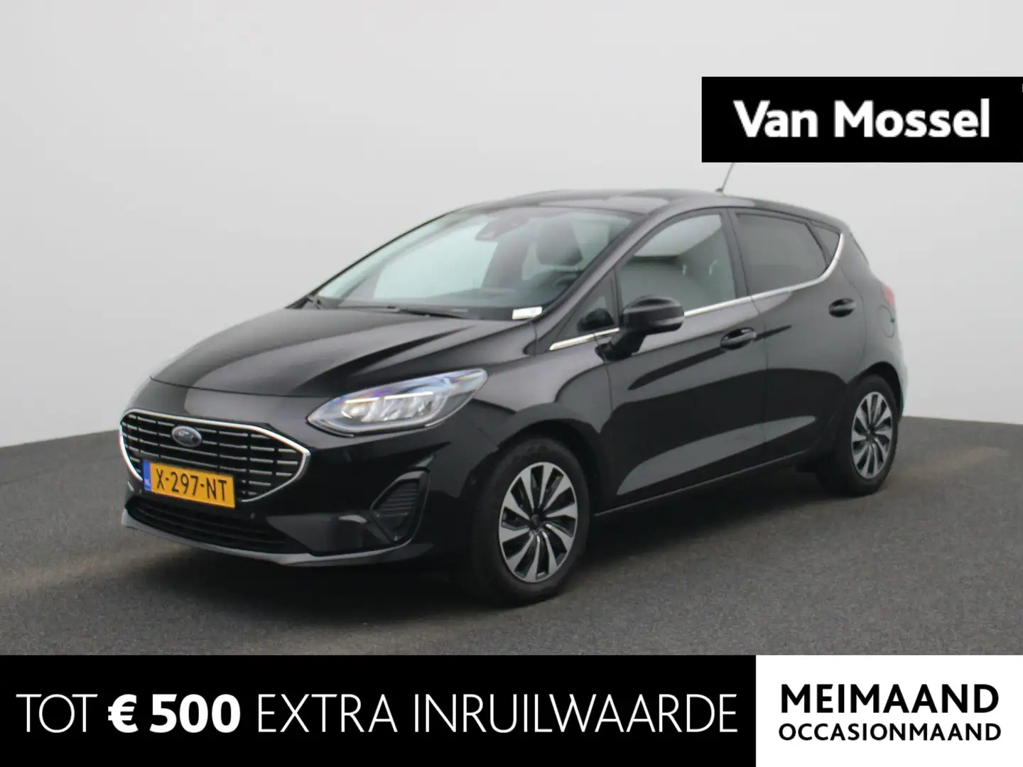 Ford Fiesta 1.0 EcoBoost Hybrid Titanium X Navigatie | Stoelve Noir - 1